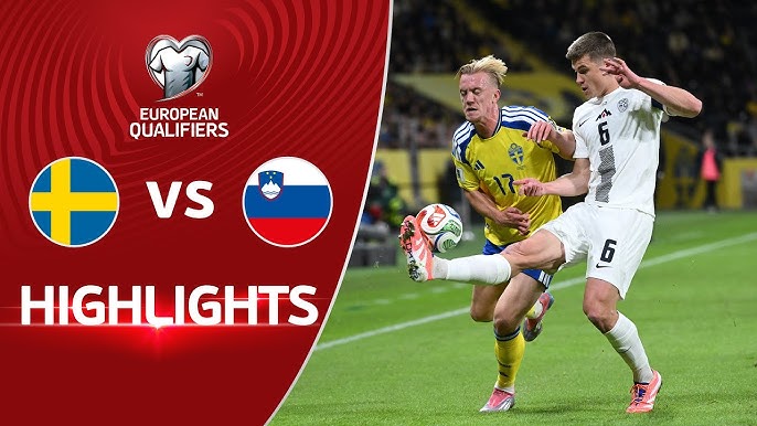 ไฮไลท์ สวีเดน 1 - 1 สโลวีเนีย